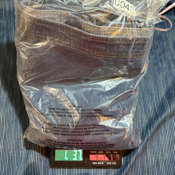 Krazy Kat Denim Jacket Women’s L Boho Western Ruffle Pearl Snap Y2K Bling - Picture 6 of 6